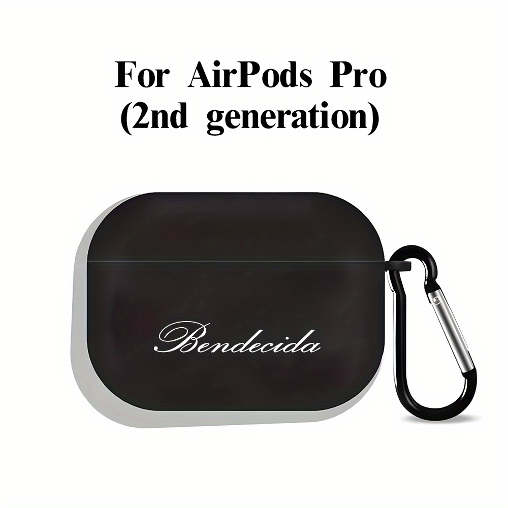 TEMU Мінімалістичний Благословенний Естетика Чохол для for AirPods Чорно-Білий для for AirPods Pro/Pro2/2/3 Покоління Навушників - День Народження