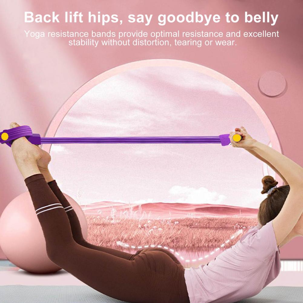 bands with handles for multifunctional yoga sit ups suitable for   men and women this   pedal   trainer features six strands of thickened rope designed for effective abdominal workouts Product details 13