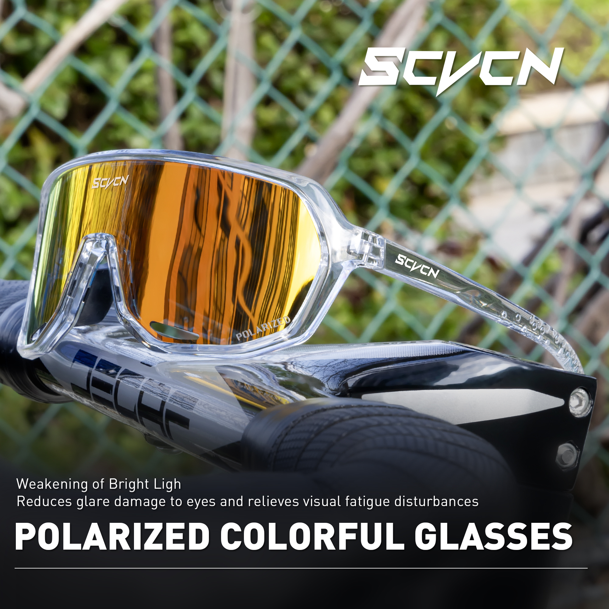 Lunettes De Soleil Cyclisme - UV400 - Sport Running - Homme/Femme - Mountain