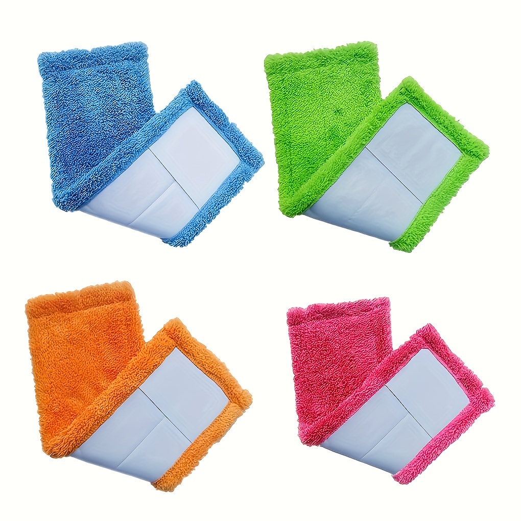 E-shop Hochsaugfähiger Korallenfleece-Mopp-Kopf Ersatzpad - Robuste Synthetikfaser-Mopp-Eimer für Vinylböden - Kompatibel mit Standard- (Zufällige