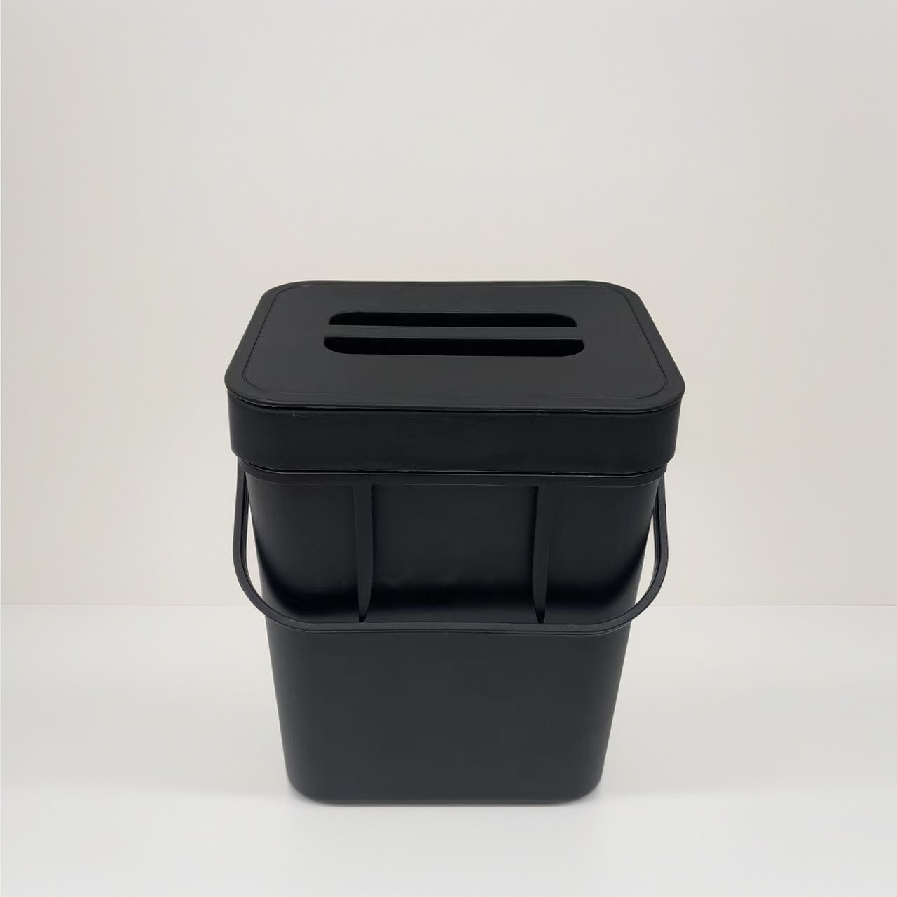 kitchen countertop compost bin hanging trash can with lid suitable kitchen and bathroom can install compost bucket black