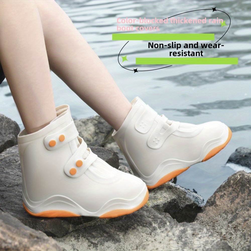 TKRADISH 20 Pairs Reusable Non Slip Shoe Covers, Universal Soft Washable Thickened Foot Boot Shoe Covers For Interior, Office, Cleaning