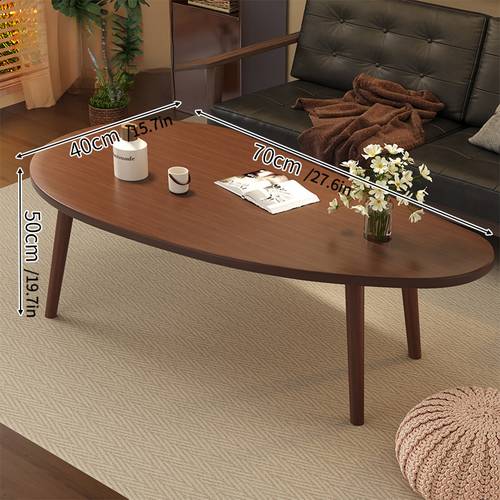 chinese style vintage living room small coffee table leaf shaped coffee table unique small table suitable for drinking tea and studying dimensions 70cm long 40cm wide 50cm high
