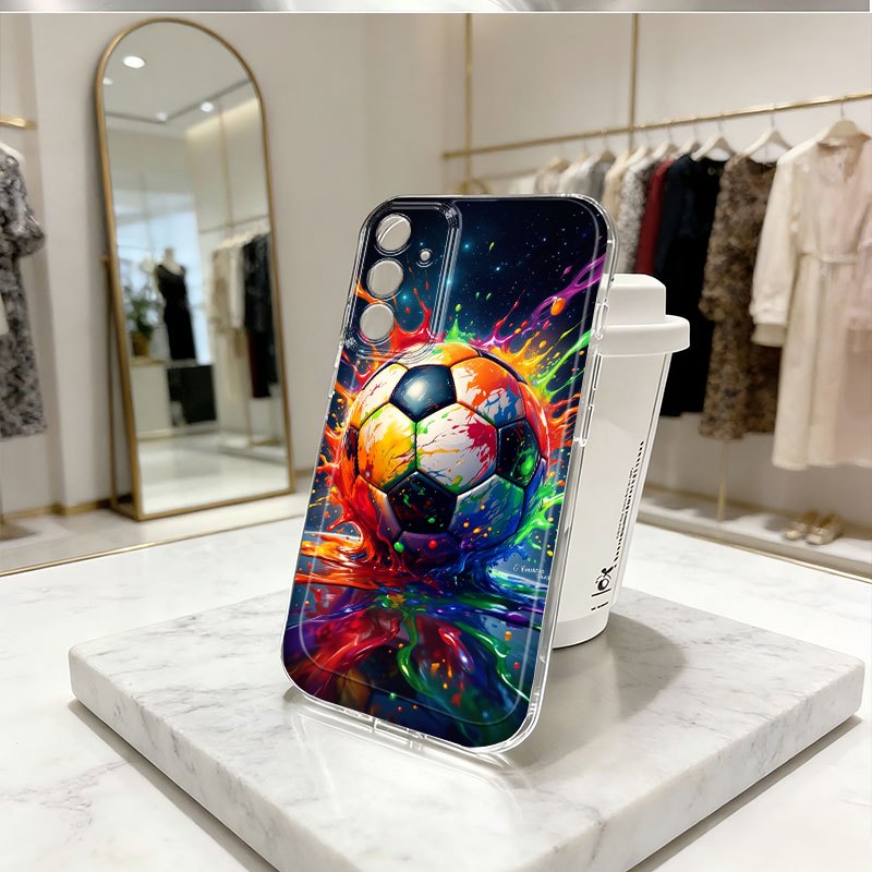 Etui za telefon - tiskana 2D nogometna žoga etui za telefon Samsung Galaxy A02 A03S A04 A05S A06 A13 A14 A15 A16 5G A21S A22 A23 A24 A25 A26 A32