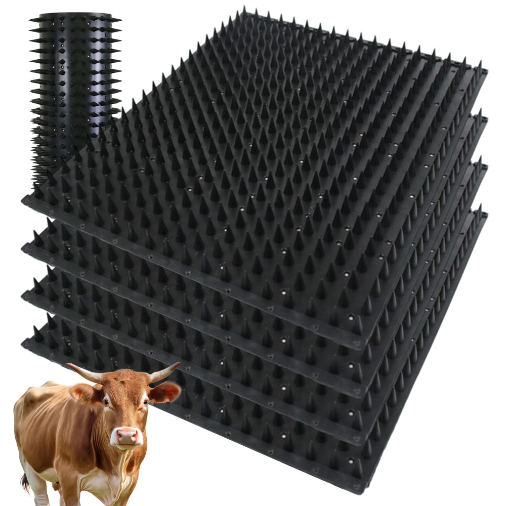 Image of Livestock Shed Equipment, 4pcs In A Set, Animal Scratch Pad, Suitable For Dogs, Horses, And Goats, Grooming Pad, Easy Wall-mounted Installation, Suitable For Dog Houses, Enclosures, And Sheds.