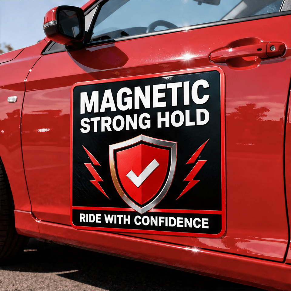 TEMU Custom Magnetic Vehicle Decals, Made Of High-quality Waterproof And Heat-resistant Vinyl. Suitable For Cars, Trucks, And Suvs. With Diy