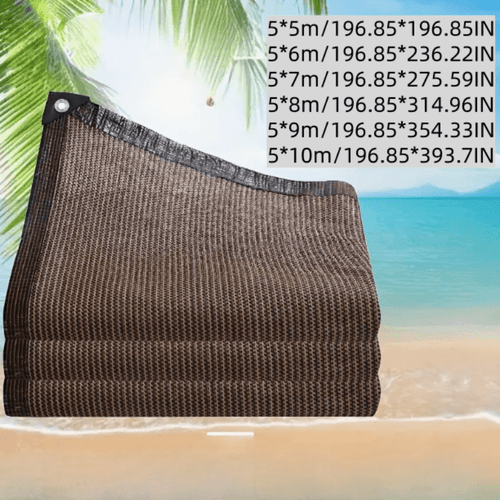 outdoor special shade net 90 shading rate edge lock reinforcement metal hanging holes without used for balcony heat insulation courtyard leisure and plant protection