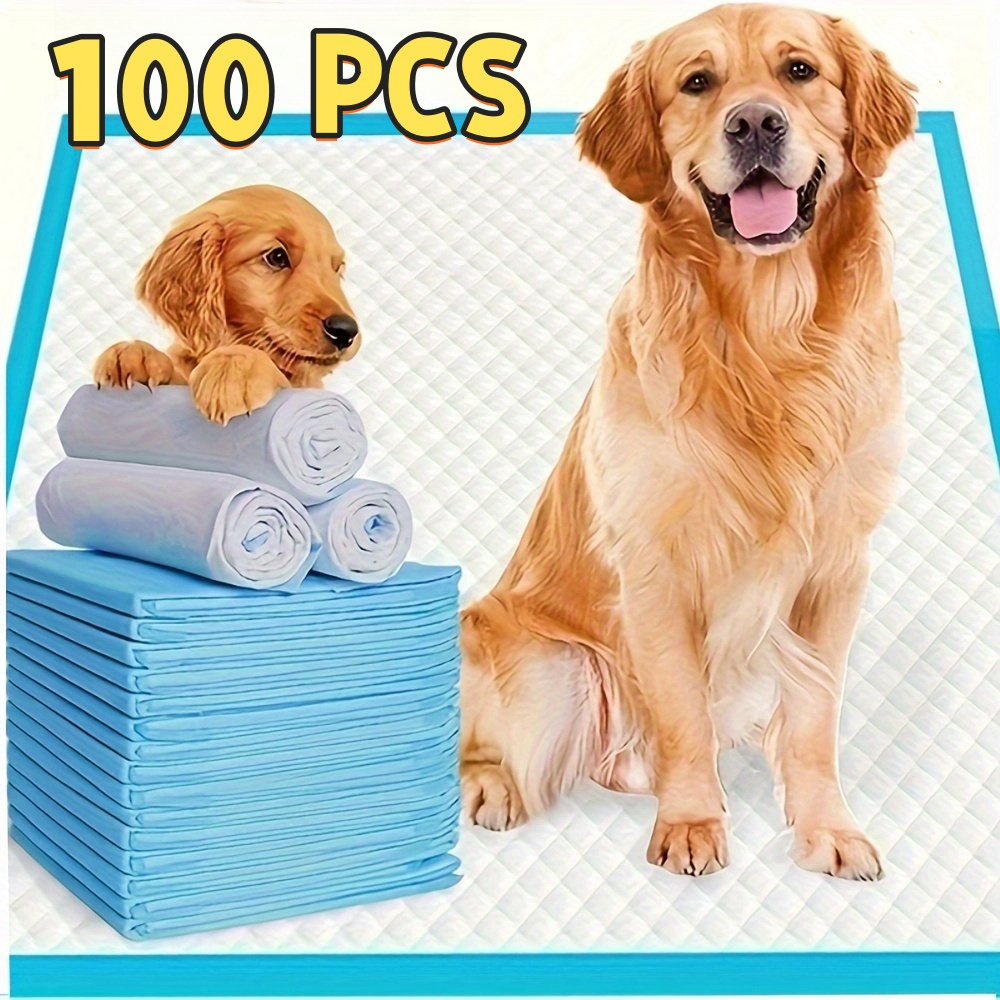 

Pet Changing Mats For All Types Of Animals, Absorbent And Leak-resistant, Potty Pads In Different Quantities: , 200, 300, Or 400pcs, Measuring 23.62 By 23.62 Inches.