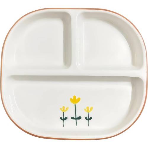 plate ceramic plate with 3 compartments elegant rectangular plates 8 42 7 36 in 21 40 cm x 18 70 cm