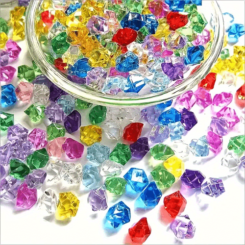 500pcs transparent acrylic crushed ice vase filling random decoration artificial tabletop spreading decoration home decoration tabletop production