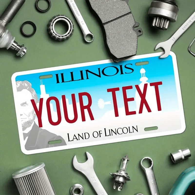 

Custom License Plate - Personalized With Your Text, Premium Aluminum, Waterproof & Fade-resistant, 12x6 Inches - Holiday Decor, Decorative,