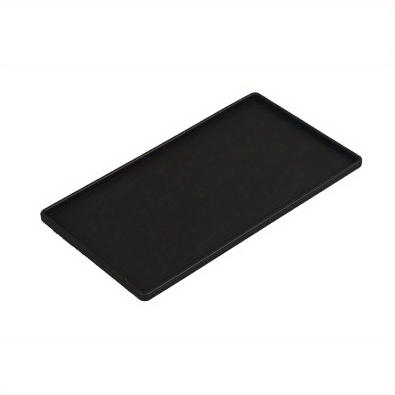 Silicone Flat Tray Square Anti-slip Bathroom Soap Coffee Tea Cutlery Holder