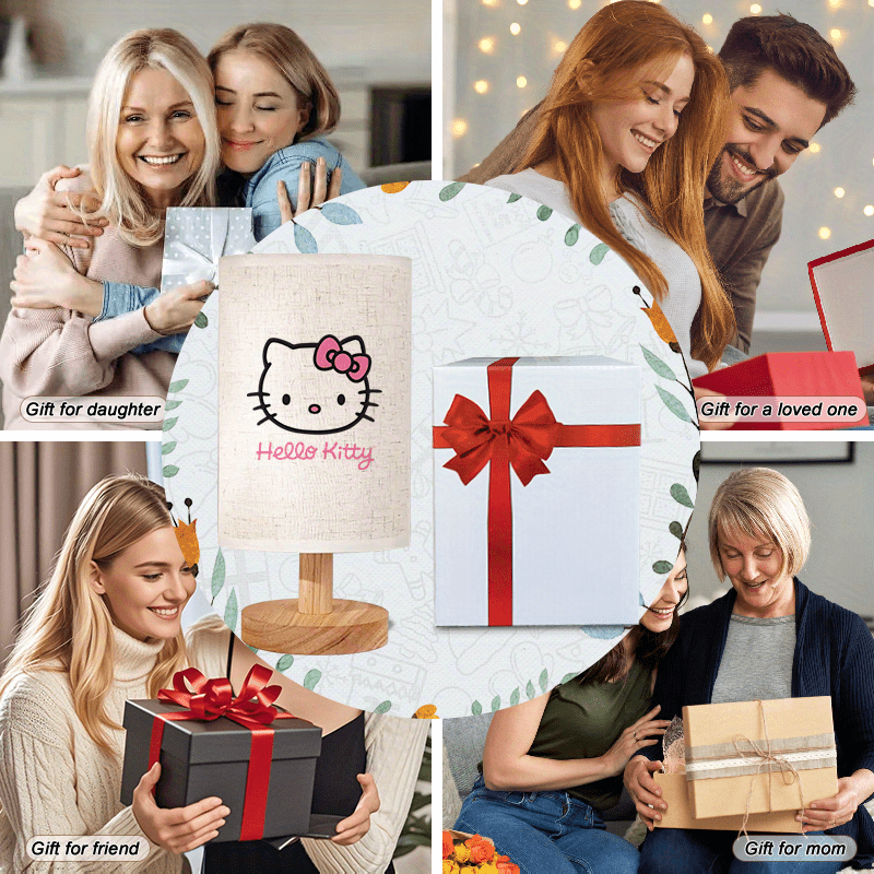 the for   cute   style fabric lampshade led table lamp is a warm little night light suitable for home use perfect as a gift for your daughter Product details 6