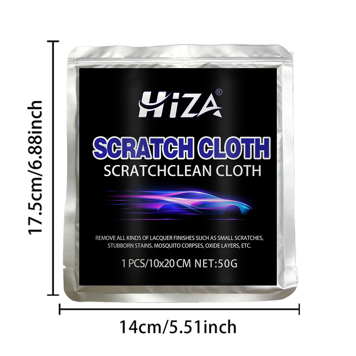 Image of Car Scratch Repair Cloth, Polishing And Scratch Removal Cream Suitable For All Vehicles - For Quick Restoration Of Gloss On Plastic Surfaces