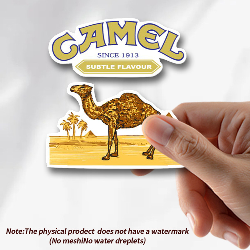 camel cigarettes sticker C lasting durability Camel Cigarettes Pullover hipster Sticker