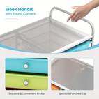 1 pieza - organizador de 15 cajones, carrito de almacenamiento de metal para , y hogar - ideal para herramientas, álbumes de recortes, papel y suministros de manualidades, almacenamiento de manualidades | carrito de almacenamiento moderno | construcción , organizador de almacenamiento, carrito de utilidad, baúles