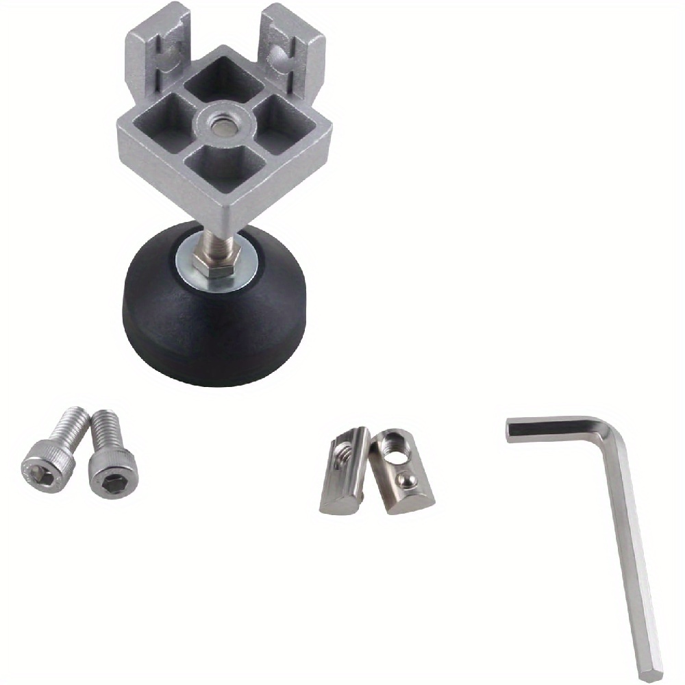 Image of Aluminium Profile Accessories, 8mm Aluminium Profile Foot Stand, 4pcs Aluminum Profile Connectors 4040