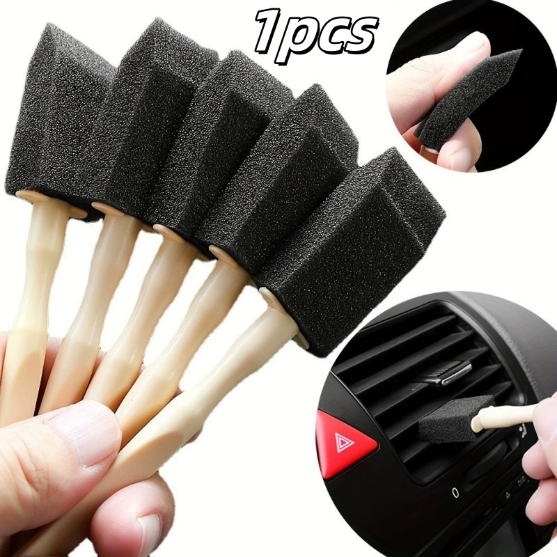 Car AC Cleaning Brush, Dust Removal Sponge Gap Tool