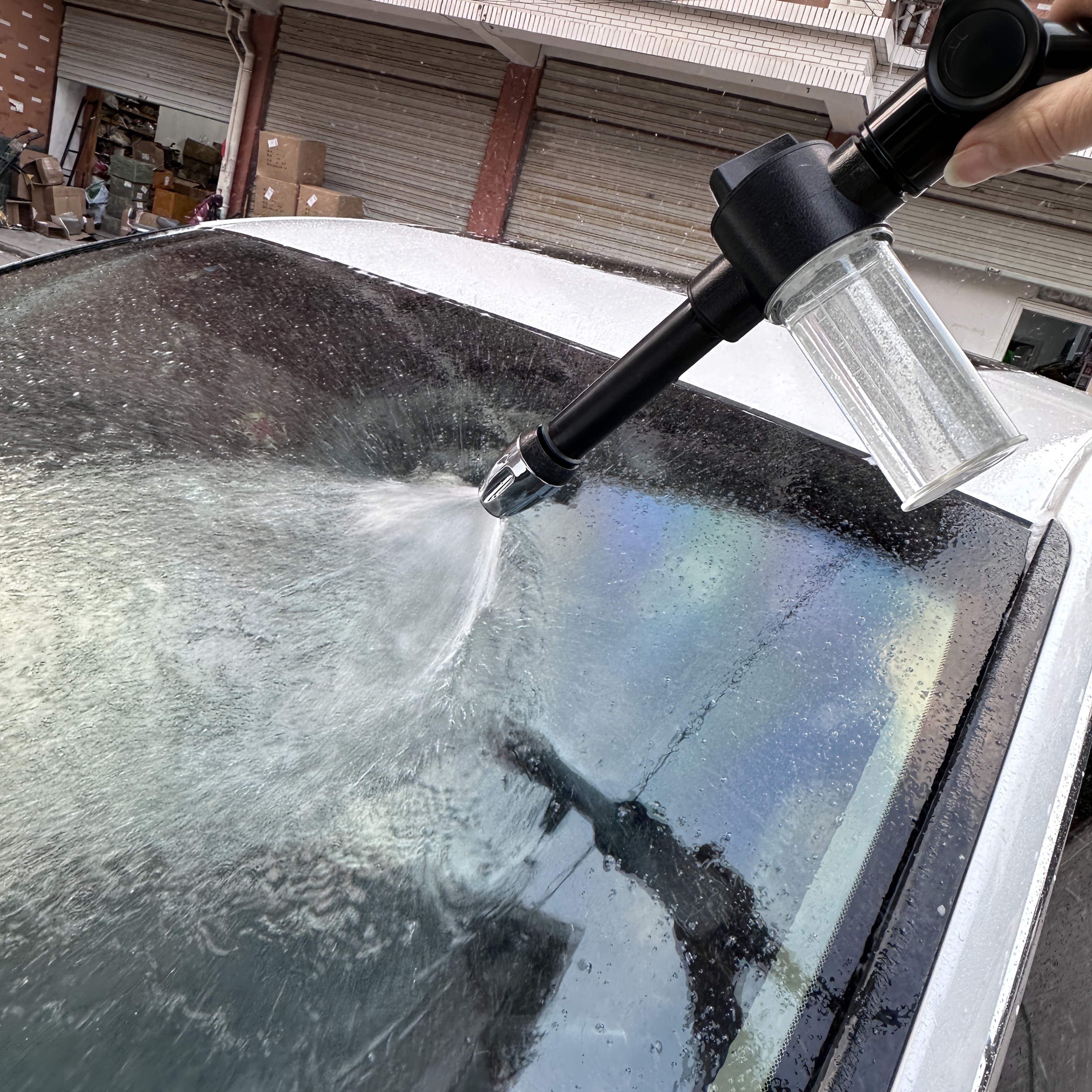 High-Pressure Car Wash Sprayer with Foam Bottle- Versatile Water Gun for Motorcycles, Home& Garden Use- Durable Long Rod Nozzle for Efficient Cleaning and Irrigation 10 High-Pressure Car Wash Sprayer with Foam Bottle- Versatile Water Gun for Motorcycles, Home& Garden Use- Durable Long Rod Nozzle for Efficient Cleaning and Irrigation - Image 10