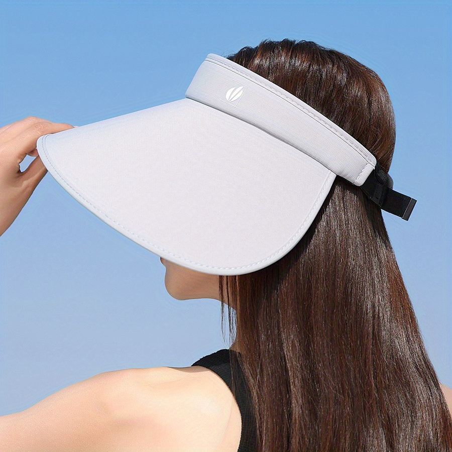 outdoor wide brim sun visor hat oversized enlarged headgear Temu - Main Image