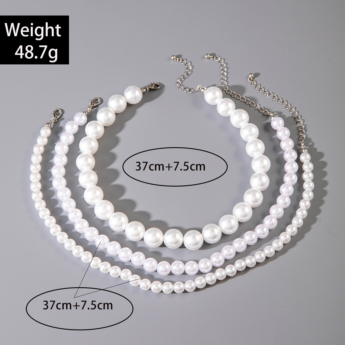 3pcs Women's Luxury Layered Collarbone Chains, Elegant Design