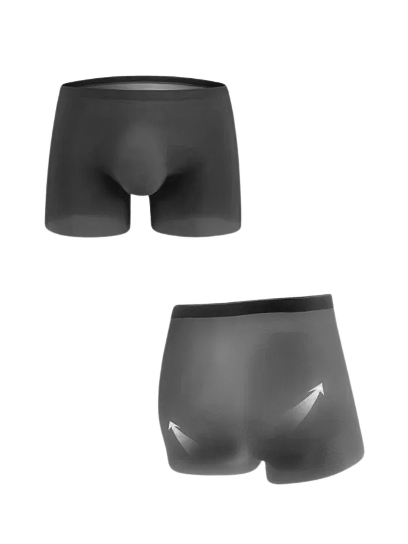 6pcs mens ice silky boxers breathable stretch plus size underwear Product details 0