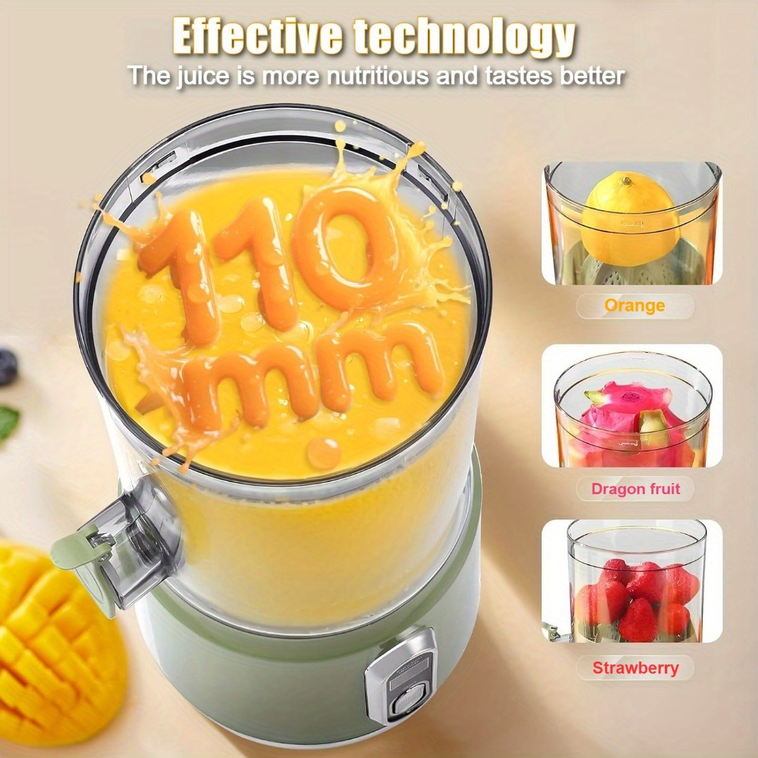 TOYANDONA Multi-Function Food Blender, 3-Speed Automatic Mini Food Processor Specifically designed for food, fruits, vegetables, and fresh juices Removable push-button control panel for easy cleaning Stylish design, perfect Christmas gift