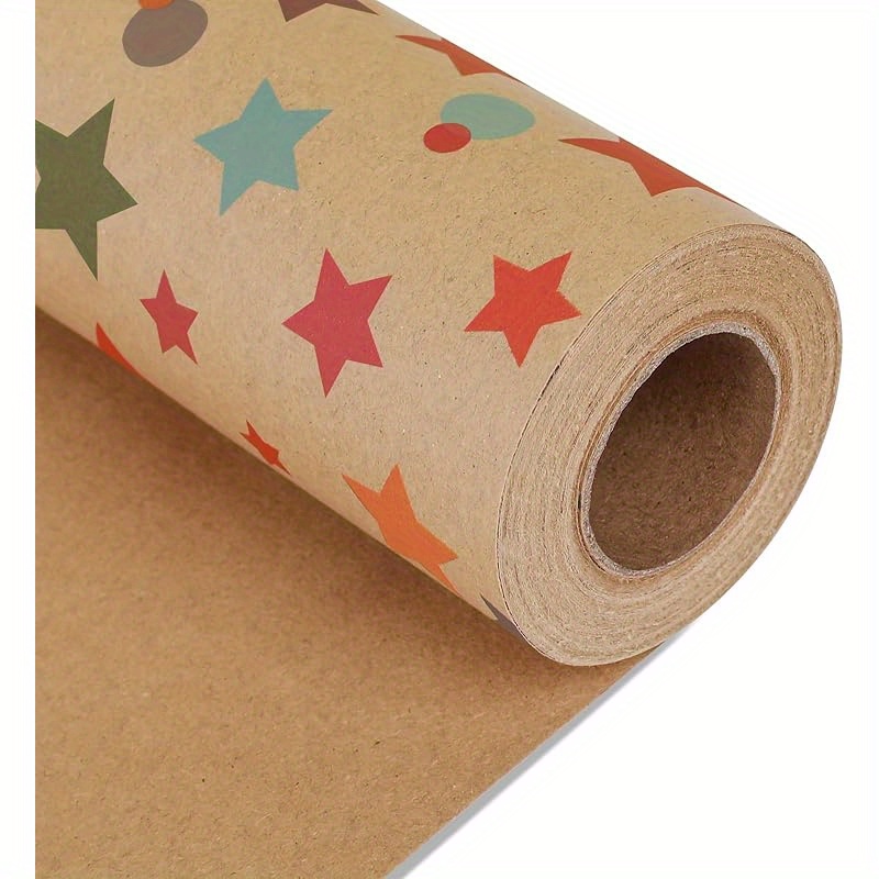 TEMU Birthday Wrapping Paper,gift Wrapping Paper Roll, Wrapping Paper-17 I X 118inch Feet Per Roll,colorful Happy Birthday Pattern For Boys Girls,