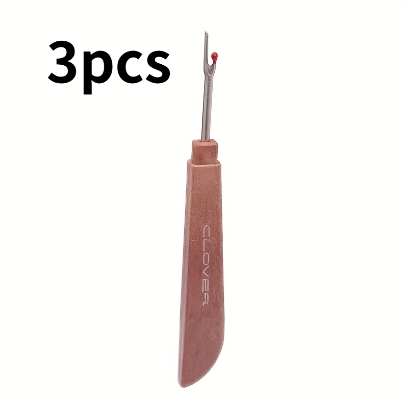 TEMU Set da 3 pezzi di scucitore ergonomico con antiscivolo e opzioni di in plastica, tagliafilo per cucito, strumento portatile per estrarre il filo