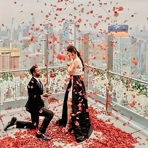 200pcs red rose petals artificial petals suitable for romantic nights parties valentines day decorations romantic wedding party decor