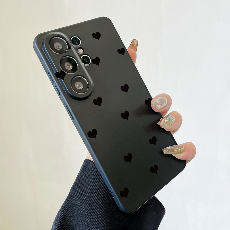 Trda silikonska zaščitna ovijalka za telefon z vzorcem črnih src, primerna za for Samsung Galaxy S26, modna, popolna zaščita, odporna na udarce,