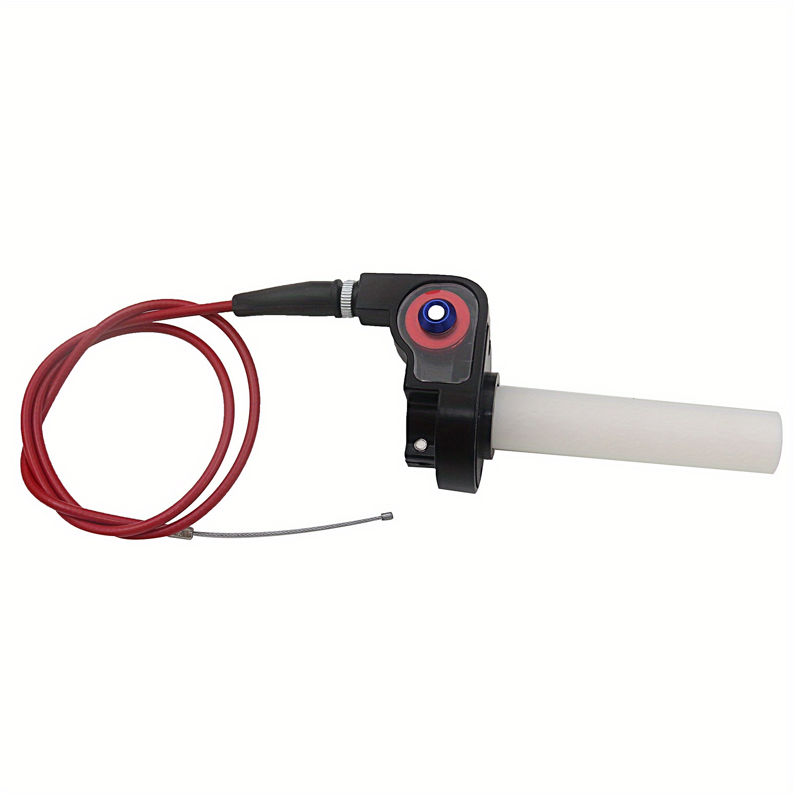 TEMU Motorcycle Visual 1/ 4 Throttle Grips & Twist Gas Throttle Handle 1200mm Throttle Cable Dirt Pit Bike Motocross