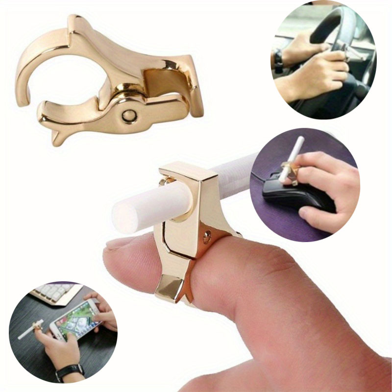 cigarette clip ring Joint | Hands-Free Smoking Ring | Cannabis Accessories Amazon.com: ANATTASOUL 4 Models 1pc