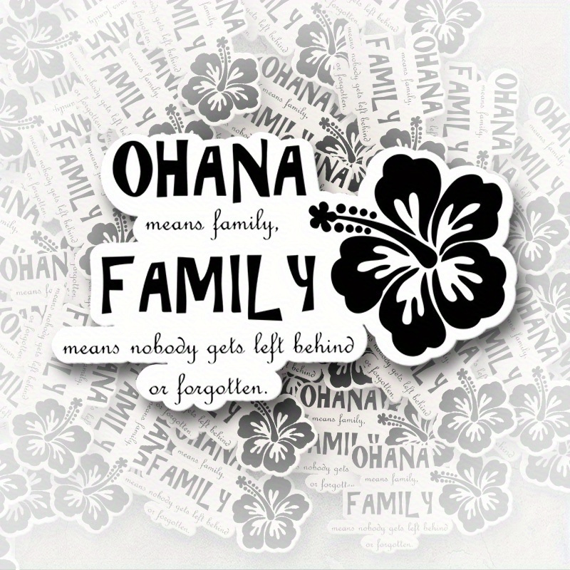 TEMU 1pc Family Vinyl Stickers, Cartoon Decals With Adhesive Backing, Single Use, Recommended For Plastic , Suitable For Car Windows And Laptop