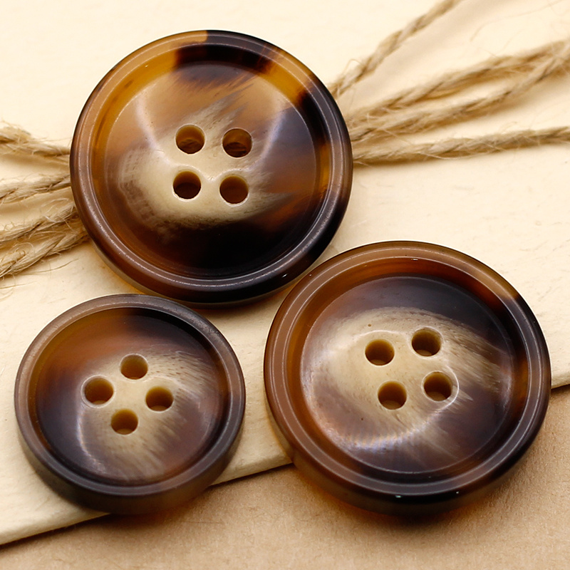 10pcs of resin buttons in sizes 0 59 0 79 0 98 inches suitable for wool coats trench coats double sided cashmere vintage versatile coat buttons shirt buttons suit jacket buttons and cardigan buttons