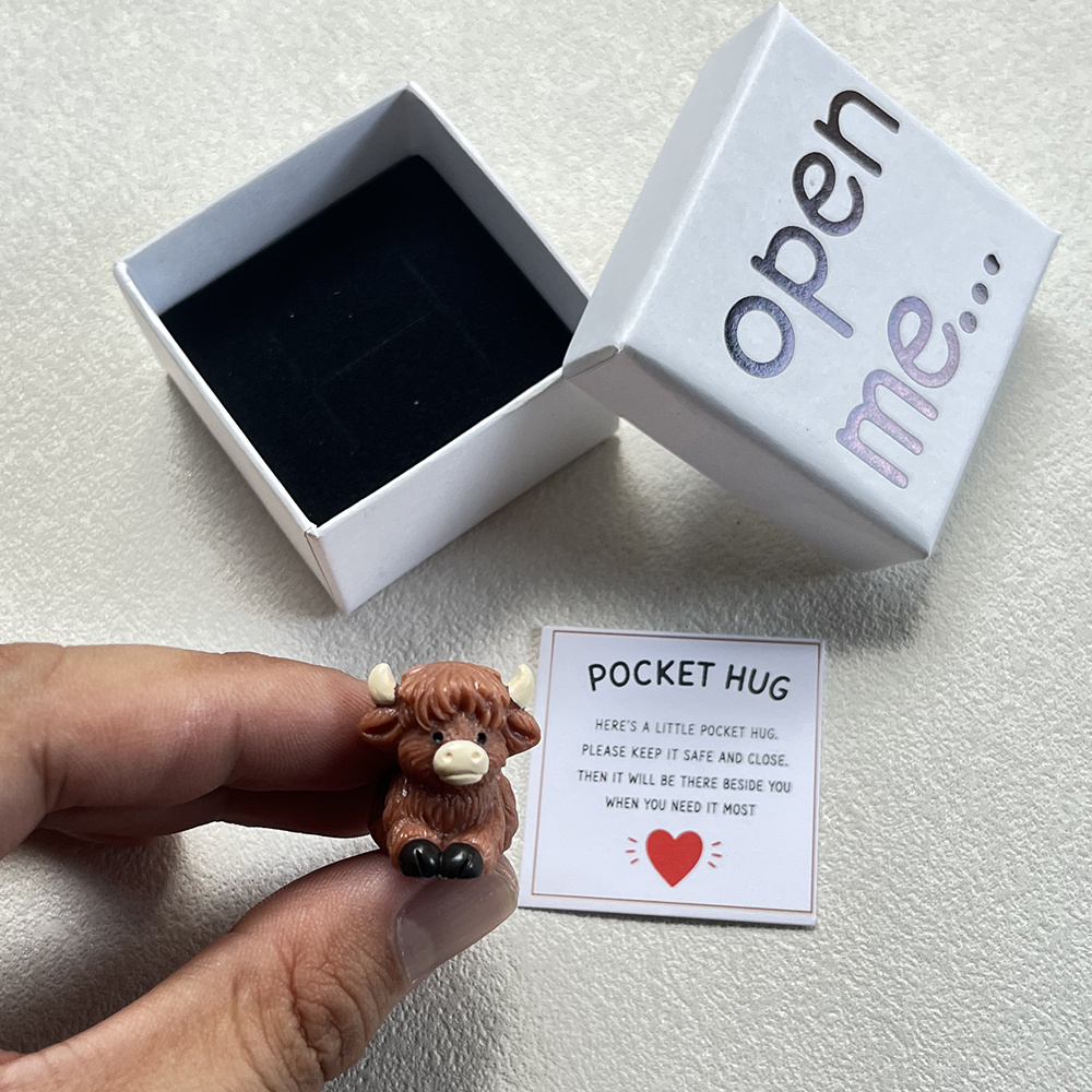 TEMU Highland Cow Gift, A Unique And Present For , The Perfect Birthday Or Holiday Surprise Item
