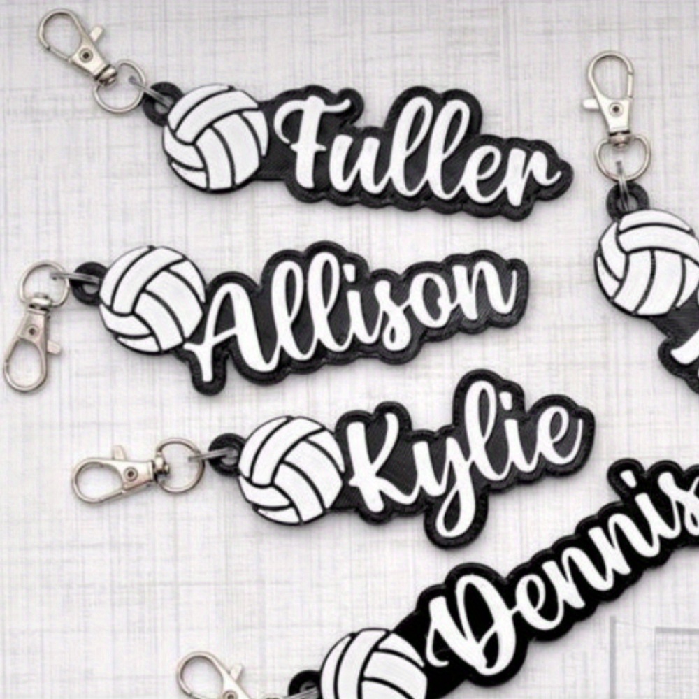 TEMU Custom Personalized Volleyball Bag Tags, Creative Volleyball Gifts, Volleyball Tag, Volleyball Gift, Volleyball Party Favor Bags, Back-to-