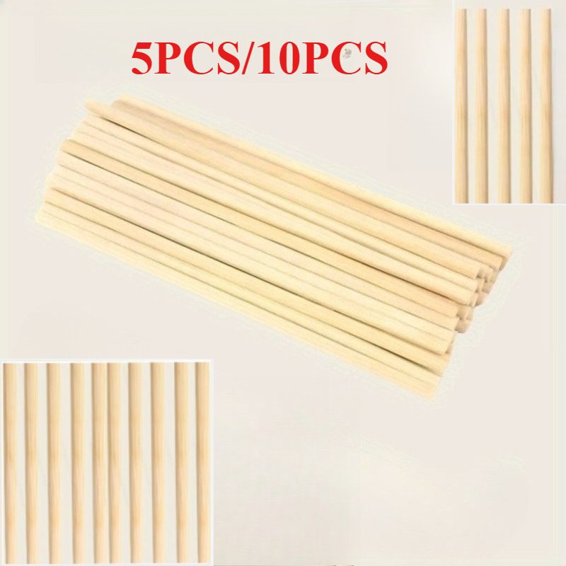5/10 Stck Bambus Handgefertigte Stbe, Mae 0,5*20 cm/0,27,87 Zoll,  Unbehandelte Harte Bambusstbe - * fr Pflanzensttzen, Weben, Formen von  Kletterpflanzen, Basteln, Hochzeitsstbe und ...