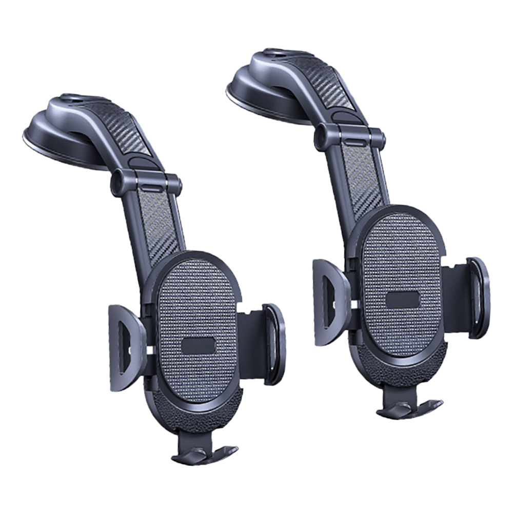 Image of Waterfall Style Black Car Phone Holder, Anti-slip And Shockproof One-handed Operation, Universal Ventilation Installation, Stable Support For Navigation And Driving Inside The Car
