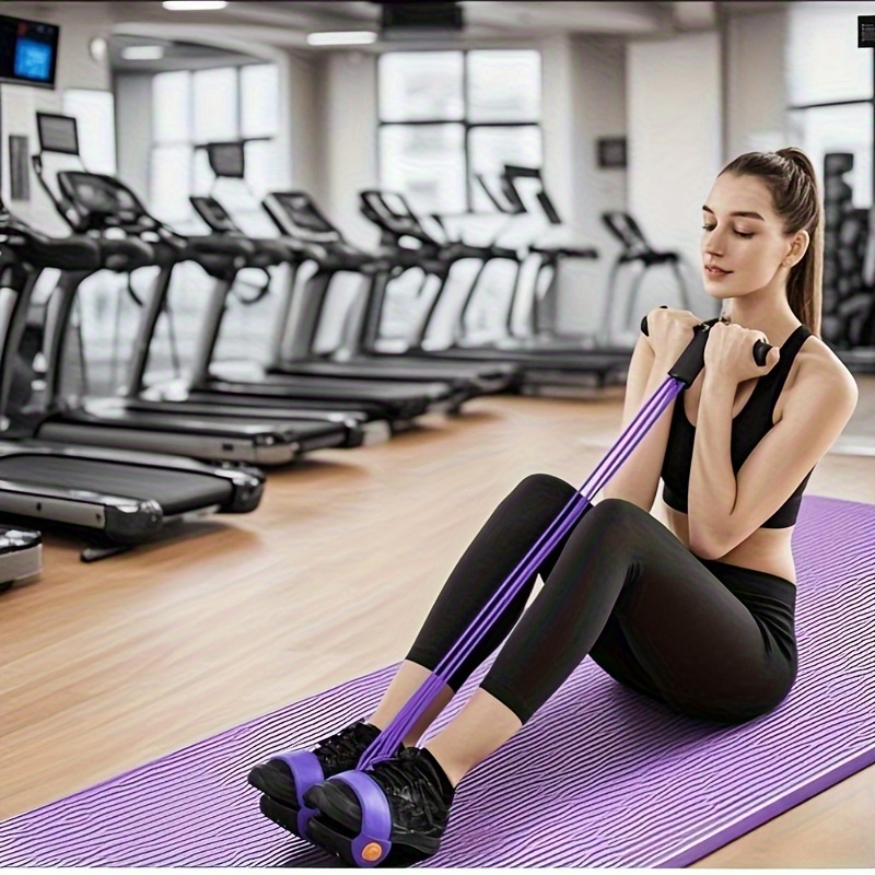 TEMU Six-tube Upgraded High-tension - , Durable Purple , Suitable For Home Gyms, Cardio Workouts, Strength Training, Exercise Accessories, Stylish