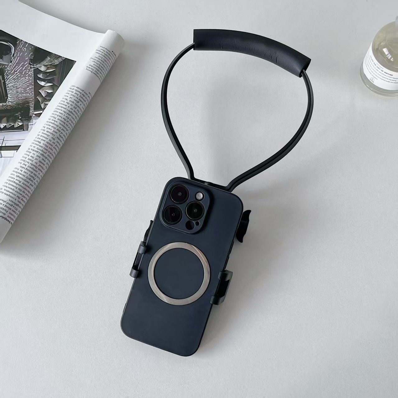 E-shop WAFTING Halsband Handyhalter, Rückenriemen, Hands POVVlog Brusttelefonhalter für Aufnahmen, kompatibel mit