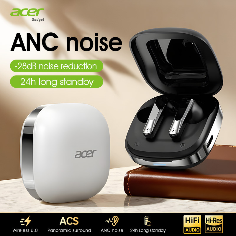 True Wireless Stereo Earbuds with ANC Noise Cancellation – HiFi Deep Bass Bluetooth Earbuds with ENC Calls, Low Latency Gaming Mode, Touch Control, Long Battery Life & Sports In-Ear Design — Zaynora Luxury Marketplace