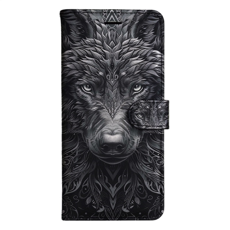 TEMU Black Wolf Flip Wallet Case For S8 S9 S10 A30s A50s Note 10 20 A10s A20s A51 A71 S20 A11 A31 S20 S21 A42 A12 M12 A32 A52s A72 A22 A02 S22 A13
