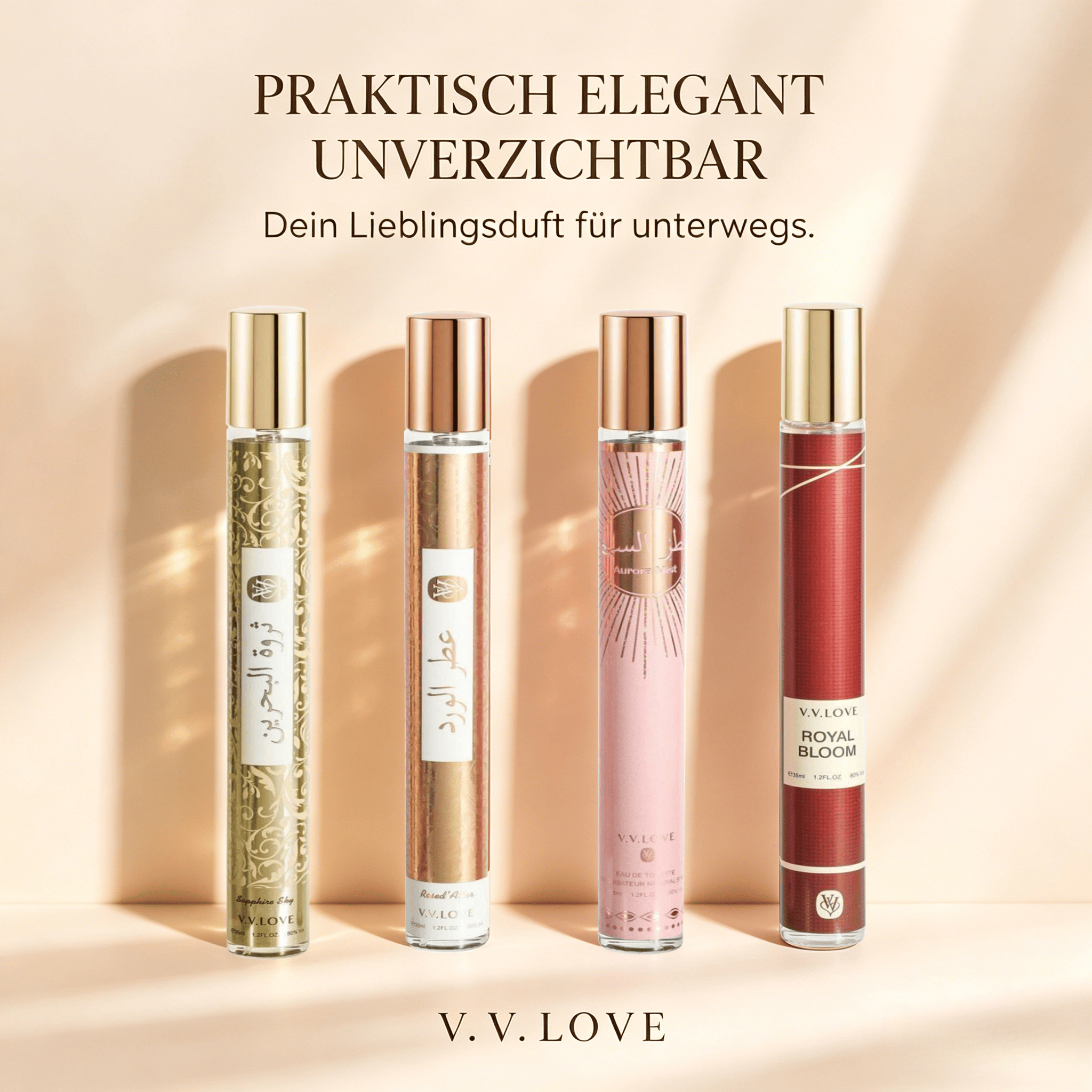 4pcs Women's Eau De Toilette, Long-lasting Cologne, Scent - Perfect For Dates, Suitable For