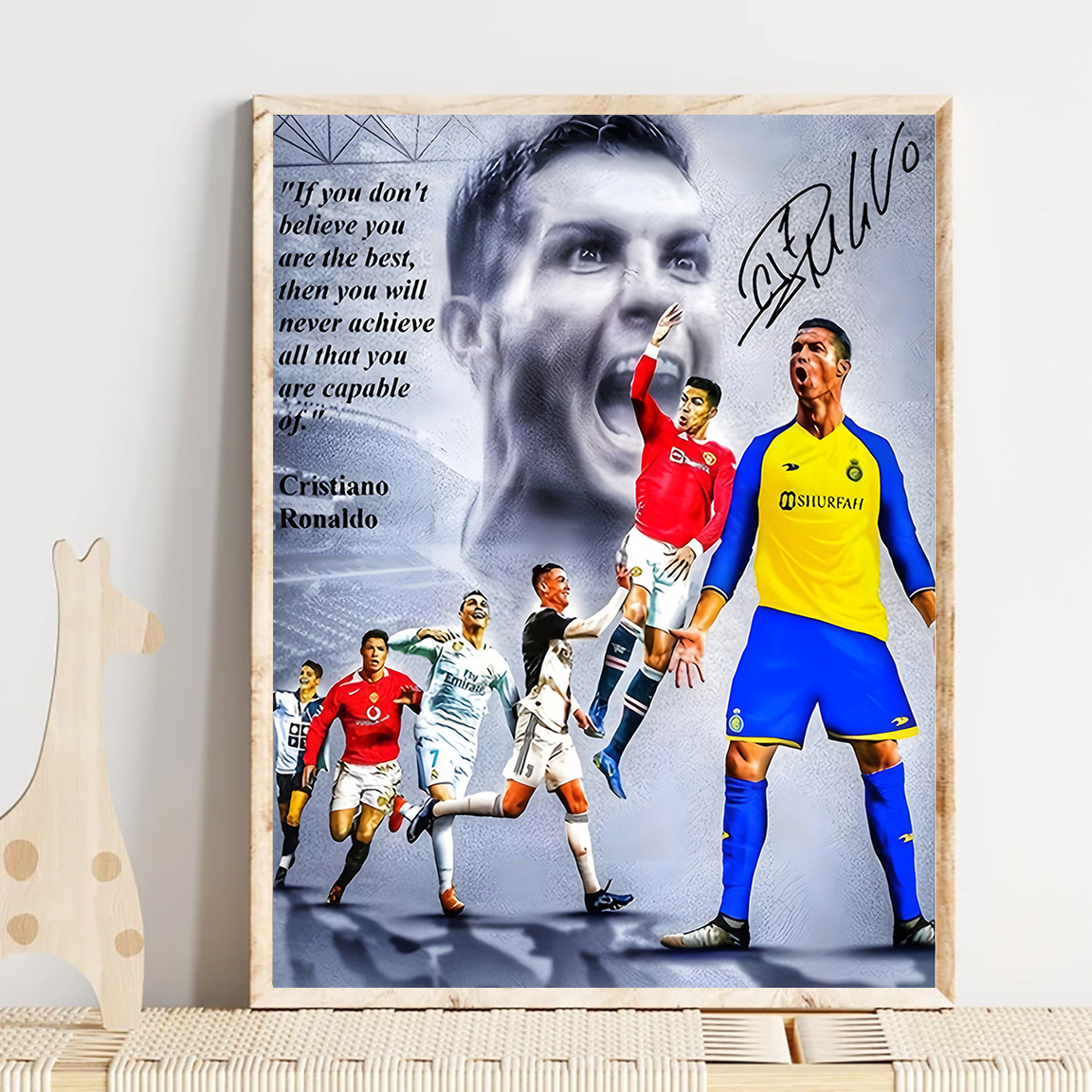 

Soccer : 12x16" Canvas - Home, Office, Decor, Room Decor