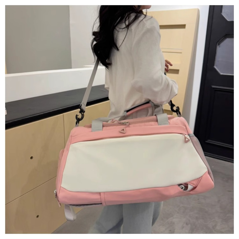 Gran Capacidad Bolsa de Gimnasio y Viaje - Convertible en Mano, Hombro o Mochila con Cierre de Cremallera - Equipaje Ligero y Duradero para Mujeres/Hombres, Negocios, Vacaciones, Yoga, Gimnasio - Compartimento Principal Espacioso & Organizador Frontal - Bolso Diario, Escapada de Fin de Semana, Diseño Minimalista, Correas Ajustables, Tote Portátil, Para Viajeros Frecuentes, Equipo Deportivo, Versátil, Costuras Reforzadas, Estilo Activo