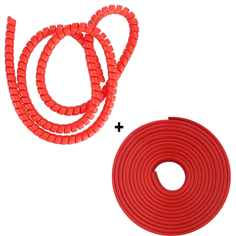 TEMU 2pcs Scooter Brake Tube & Anti-collision Bumper Strip Set For Xiaomi M365 Pro 1s Mi3, Ninebot Es1 Es2 Es3 Es4 E22 Max, Gotrax Gxl V2 Xr Scooter,
