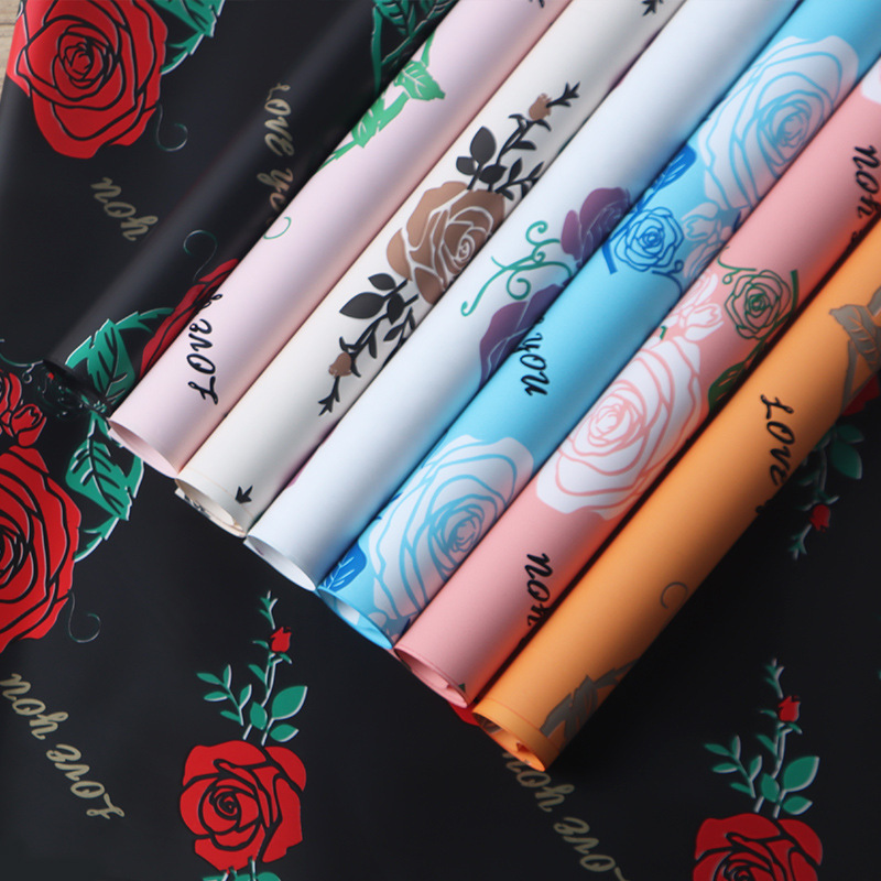 

Rose Floral Wrapping Paper, Waterproof Thickened Paper For Diy Flower Arrangements, Florist Supplies, Craft Paper