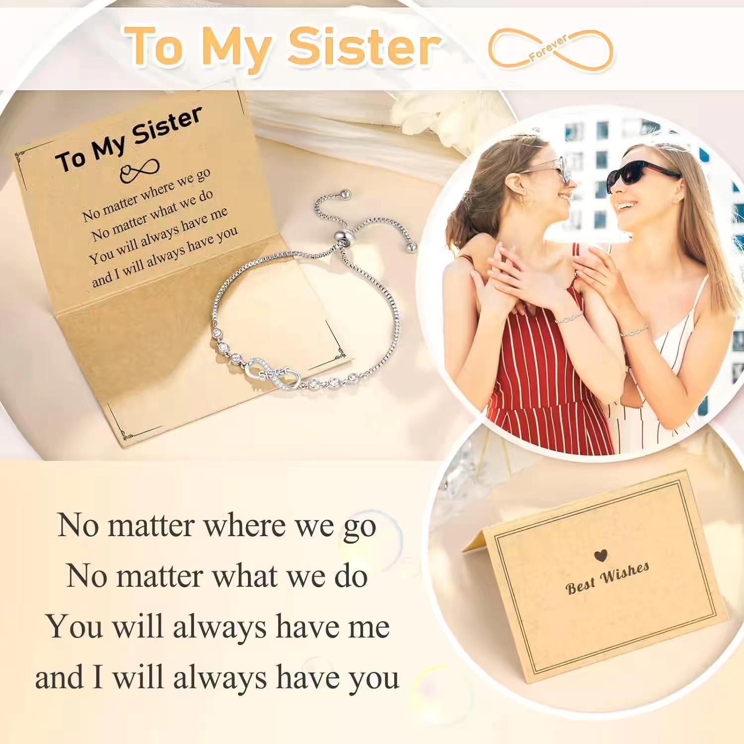 elegant adjustable infinity symbol bracelet for women - chic   with sparkling zirconia stones, alloy material - ideal for   & special occasions, european and american popular, pull-out,   accessories details 2