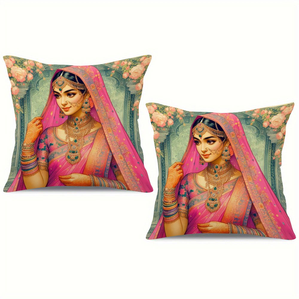 

Danseuse 2pcs, Housse de Coussin à Imprimé Simple Face, Style Cabine, Utilisation à et en Extérieur, pour Décoration de Canapé et de Chambre, Lavable en Machine - 18X18 Pouces (Noyau de Coussin Non )